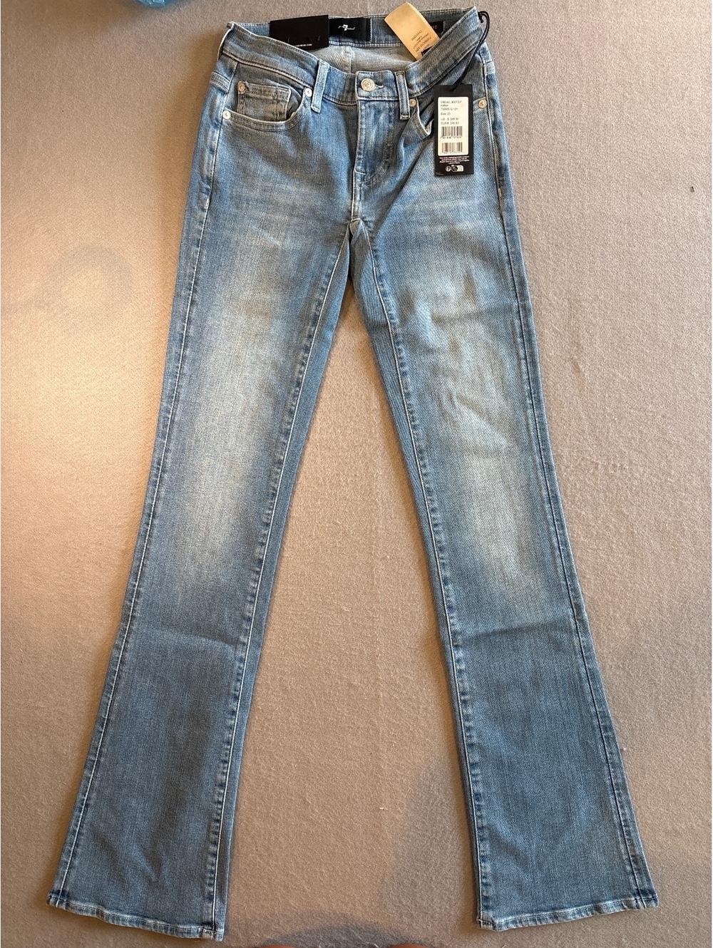 7 For All Mankind Original Bootcut Slim Illusion Jean Size23